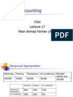 Cost & Management Accounting - MGT402 Power Point Slides Lecture 17