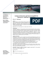 Analysis of Networks and Network Equilibrium Equation by Applying Graph Theory - 1591956991