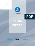 Aiguapres SL Tarifa 2023.2