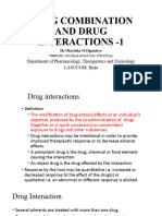 INTRODUCTION TO DRUG INTERACTIONS-PHA 303 - DR Ogunleye - 1