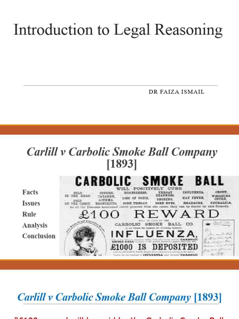 Carlill V Carbolic Smoke Ball Co | Download Free PDF | Private Law ...