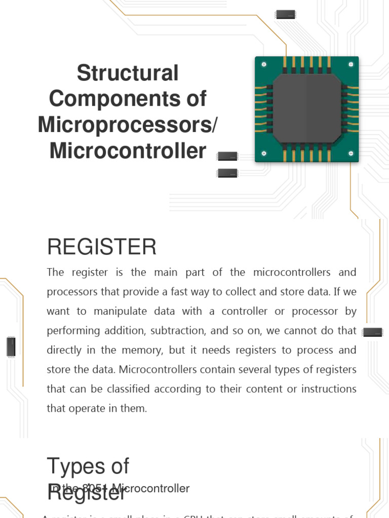 Structural Component of Microprocessors | PDF | Microcontroller ...
