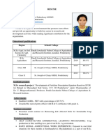 M.Pradeepa Resume