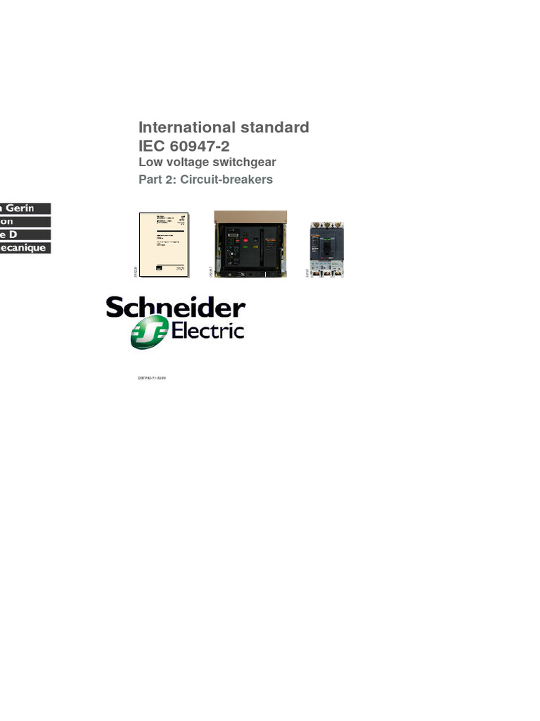 IEC 60947-2: Circuit-Breaker Standards | PDF | Power (Physics ...