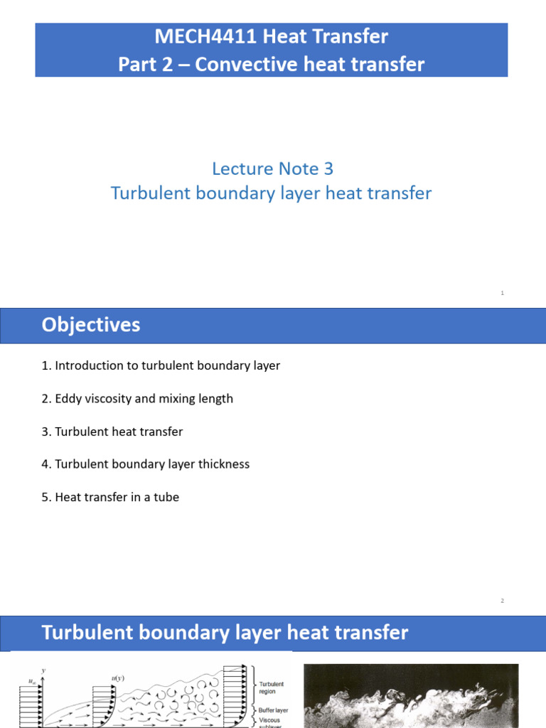 Turbulent Boundary Layer Heat Transfer | PDF | Boundary Layer | Turbulence