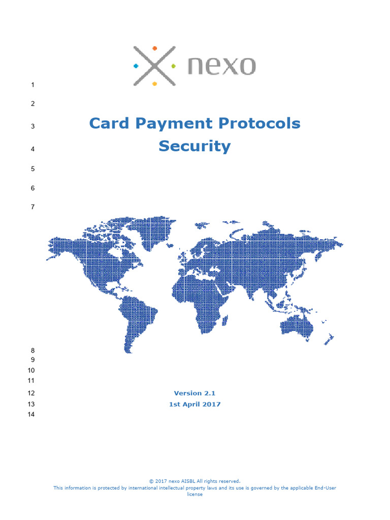 Nexo Card Payment Protocol Security | PDF | Cryptography | Key ...