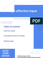 Display Effective Input