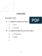 Exposé LA PRATIQUE JUDICIAIRE DES PREUVE DANS LA SOCIETE NEGRO AFRICAINE