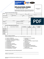 PriorityCourses - Return of Service Application Form