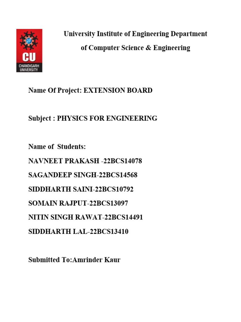 DIY Extension Board Project Guide | PDF | Computers