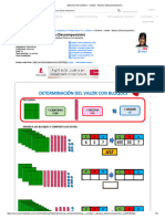 Ejercicio de Centena - Unidad - Decena (Descomposición)