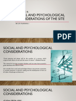 Module 4 Social and Psychological Considerations of The Site