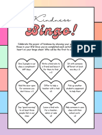 Classroom Kindness Bingo