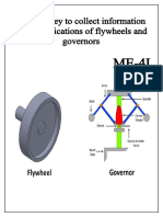 Field Survey To Collect Information About Applications of Flywheels and Governors
