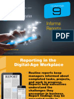 Chapter 11 informal reports -