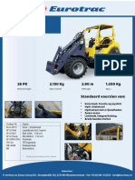 26 PK 2.150 KG 2.90 M 1.200 KG: Motorvermogen Eigen Gewicht Hefhoogte Kipl