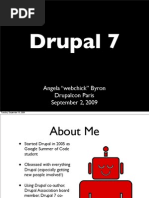 Drupal 7 by Angela “webchick” Byron