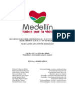 Documento Marco Herramienta Integrada de Autoevaluación, Plan de Mejoramiento y Plan de Acción Institucional Secretaría de Educación de Medellín 2015