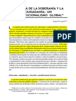 Ms All de La Soberana y La Ciudadana Un Constitucionalismo Global