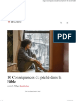 10 Conséquences Du Péché Dans La Bible