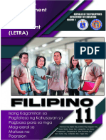 Grade 11 - Filipino - Teacher's