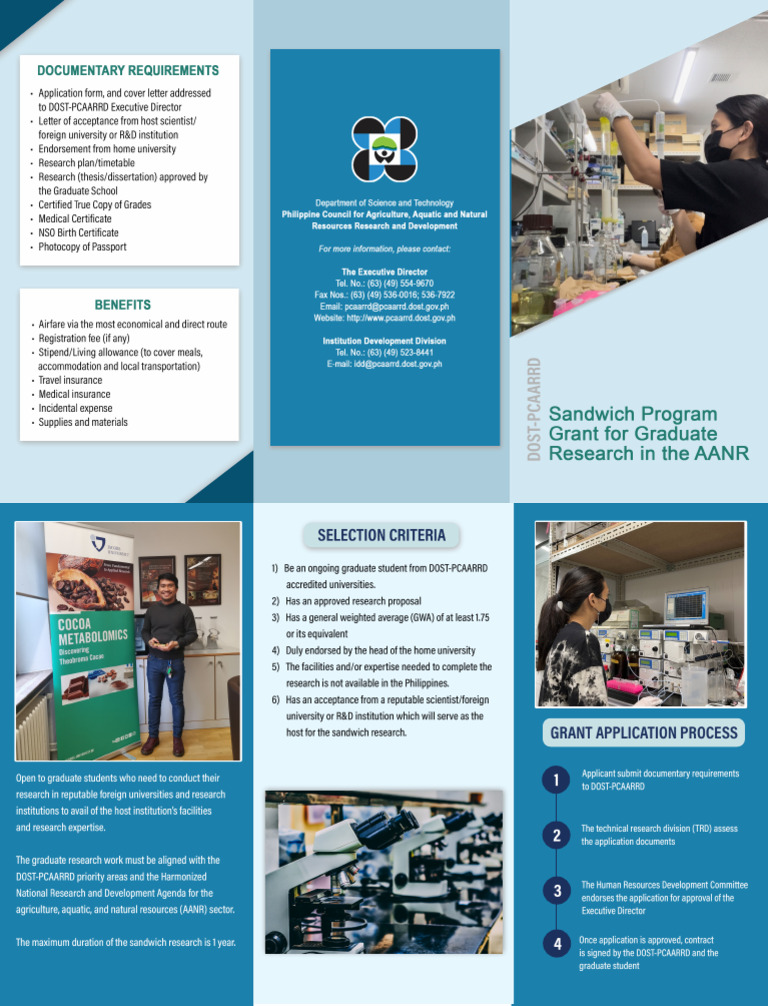 Sandwich Program Brochure Revised | PDF