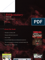 Pet Sematary Presentation