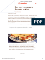 28 Receitas Com Ovos Práticas e Saborosas