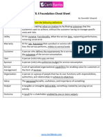 ITIL 4 Foundation Cheat Sheet