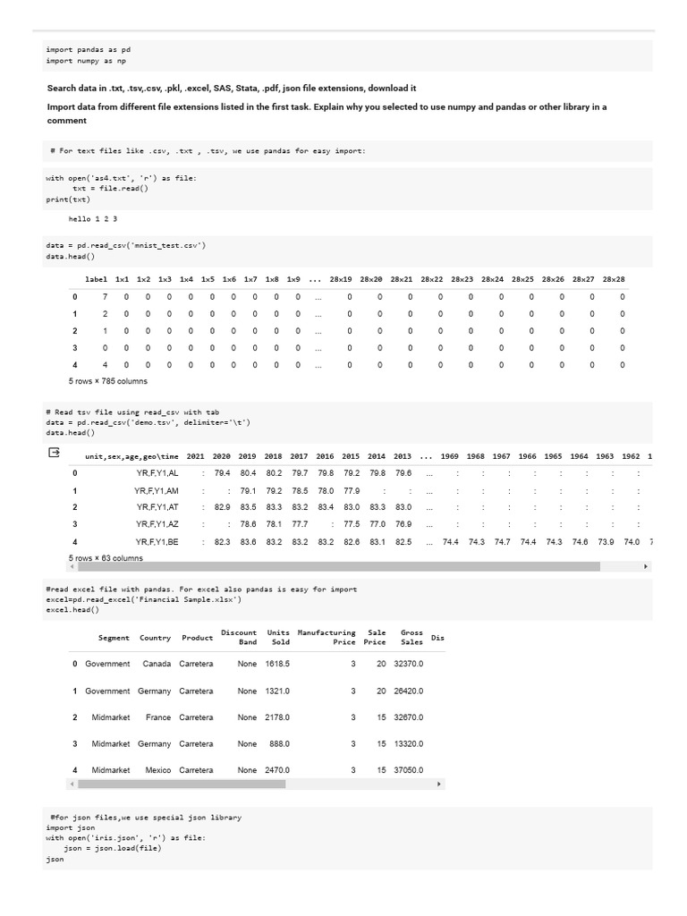 Data Import Techniques Guide | PDF | Gross Domestic Product | Economies