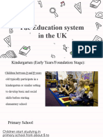 Education System in Uk T