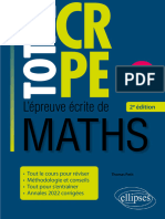 L' Preuve Crite de Maths Concours 2023-2024