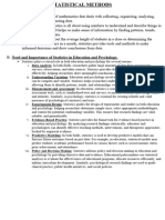 Statistical Methods Internal Examination