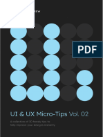 UI - UX Micro Tips - Volume Two