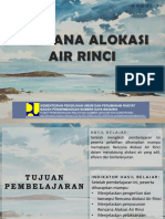 Rencana Alokasi Air Rinci