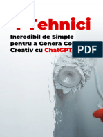 BONUS, 4 Tehnici Incredibil de Simple Pentru A Genera Conținut Creativ Cu ChatGPT