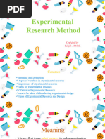 Experimental Research