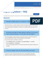 Digital Signature Faq