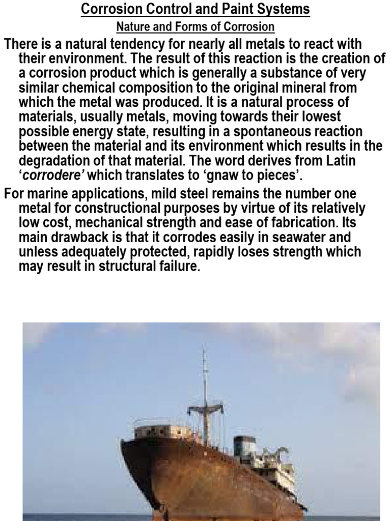 Corrosion Control in Marine Metals | PDF | Corrosion | Anode