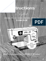 Singer 478 Sewing Machine Instruction Manual