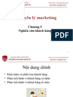 Chương 5. Nghiên C U Khách Hàng