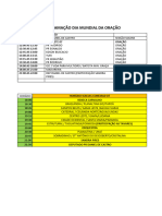 PROGRAMAÇÃO DIA MUNDIAL DA ORAÇÃO