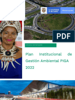 2022 - Plan Institucional de Gestion Ambiental PIGA