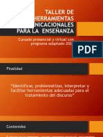 1.3.taller de Herramientas Comunicacionales para La Enseñanza - Presentación Cursado Presencial-Virtual 2024