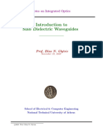 Introduction To Slab Dielectric Waveguides