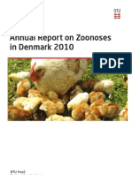Annual Report On Zoonoses in Denmark 2010