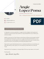 Carta de Presentacion de Angie Lopez Poma