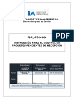PI-AL-PT-IN-004 Instrucción para el control de paquetes pendientes de recepción ILM 00