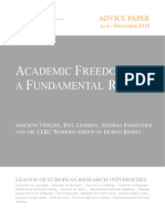 Academic Freedom As A Fundamental Right Full Paper