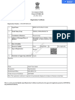 GST Registration Certificate